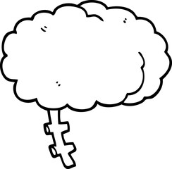cartoon brain
