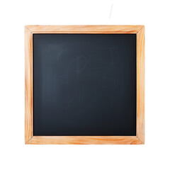 A colored pencils on white chalk board, Isolated on transparent PNG background, Generative ai