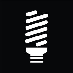 fluorescent light bulb icon