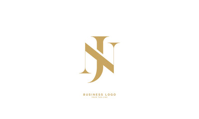 JN, NJJ, N, Abstract Letters Logo Monogram