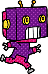 cartoon robot
