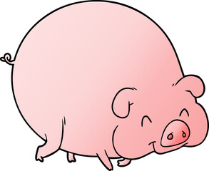 cartoon pig