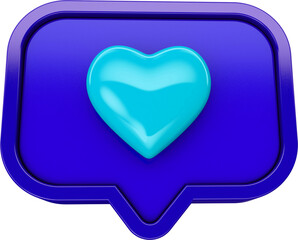 CORAÇÃO 3D PARA COMPOSIÇÃO.