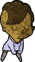 Obraz premium cartoon woman