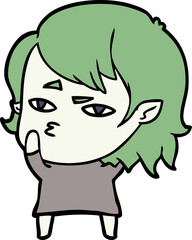 cartoon vampire girl