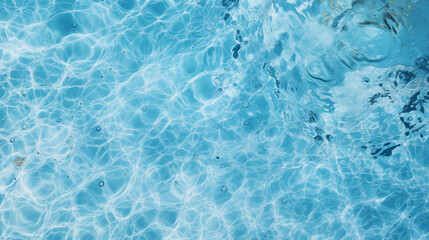 Fototapeta na wymiar Calm Blue Swimming Pool Water Texture Background