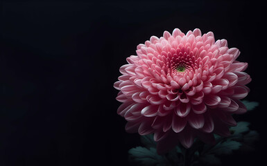 One kind of flower is pink Its petals deep Generative Ai