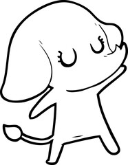 cute cartoon elephant