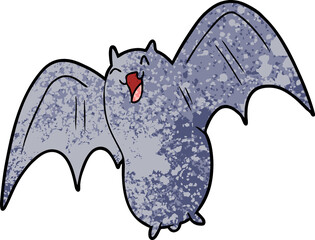 spooky cartoon bat
