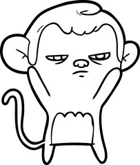 cartoon monkey