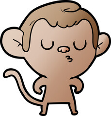 cartoon monkey