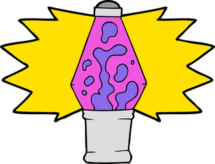 cartoon lava lamp