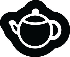 tea pot icon symbol