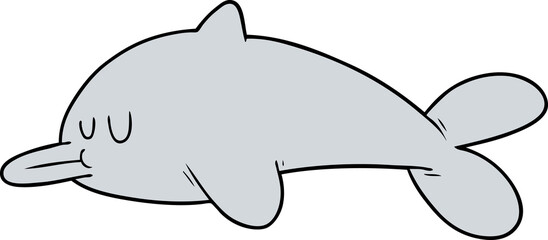cartoon dolphin