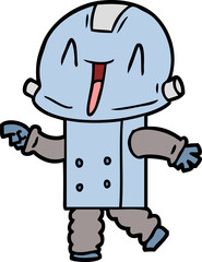 cartoon robot