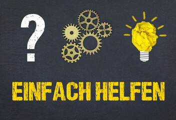 Obraz premium einfach helfen 