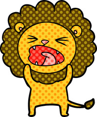 cartoon lion