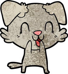 laughing cartoon dog