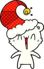 happy polar bear cartoon