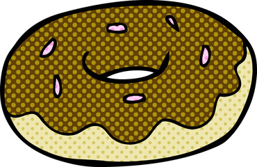 cartoon donut