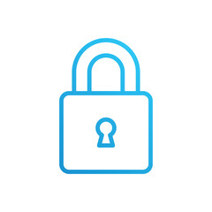 seo lock vector icon