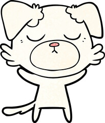 cute cartoon dog