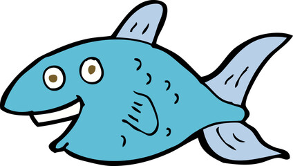 Fototapeta premium cartoon fish