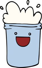 cartoon doodle happy drinks