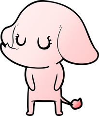 cute cartoon elephant