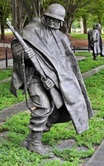 Korean War Memorial statue