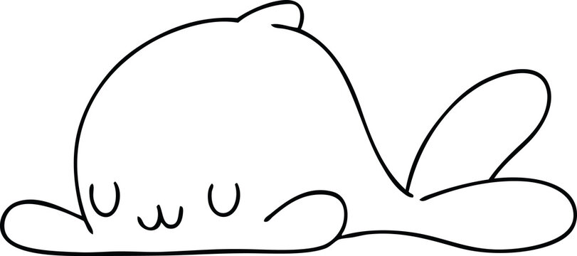 recommend clip art: line drawing quirky cartoon whale