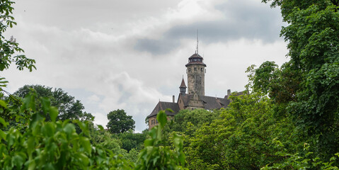 Turm von Burg Altenburg - obrazy, fototapety, plakaty