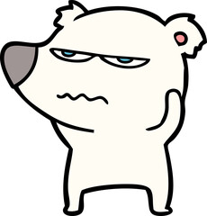 angry bear polar cartoon