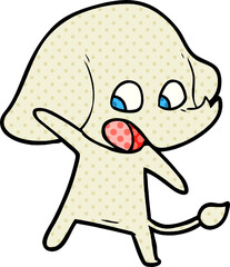 cute cartoon elephant