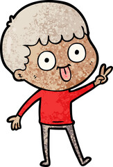 cartoon man staring