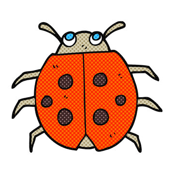 recommend clip art: freehand drawn cartoon ladybug