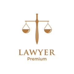Sword Scale for law firm logo design