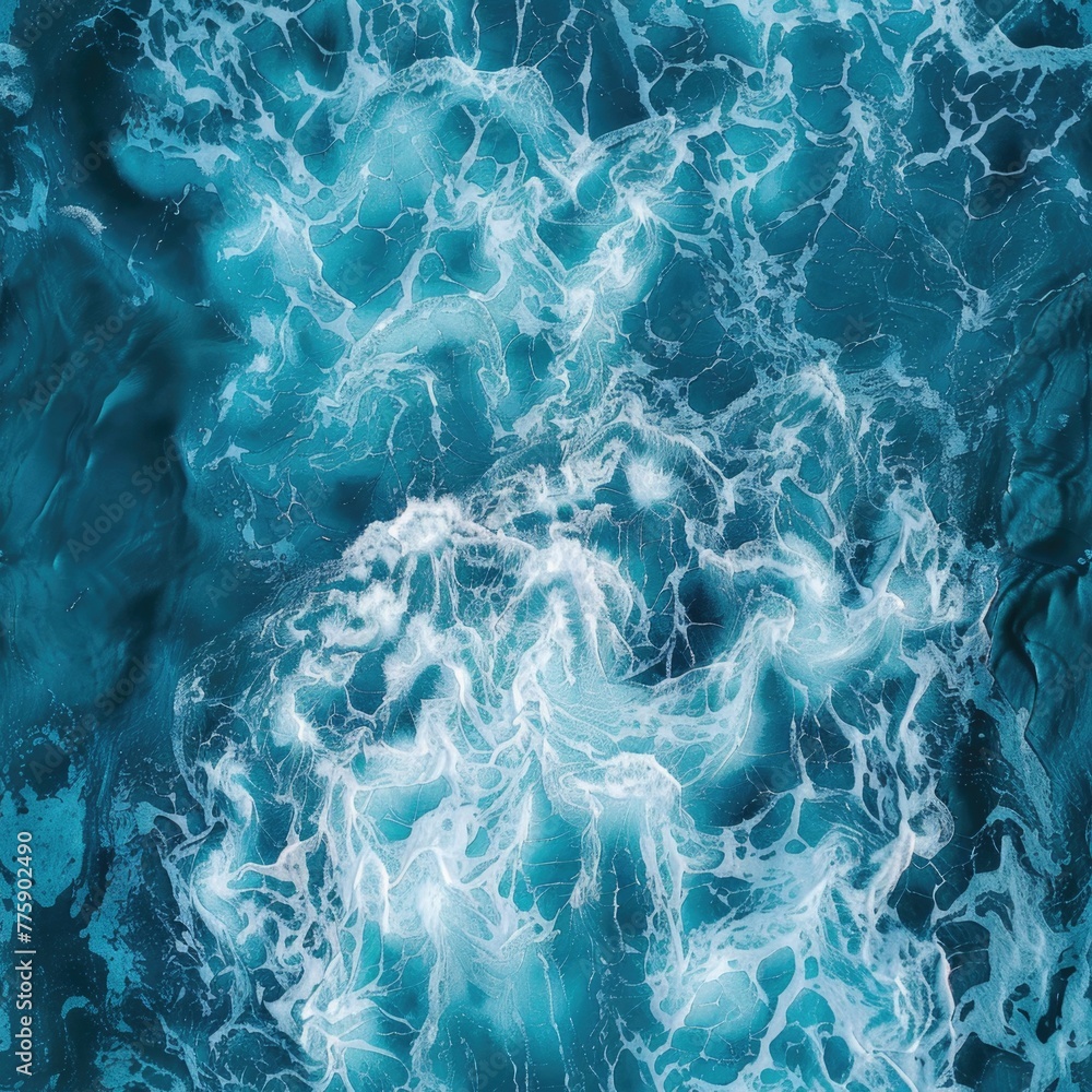 Poster a close up of a body of water with waves. suitable for nature and relaxation concepts