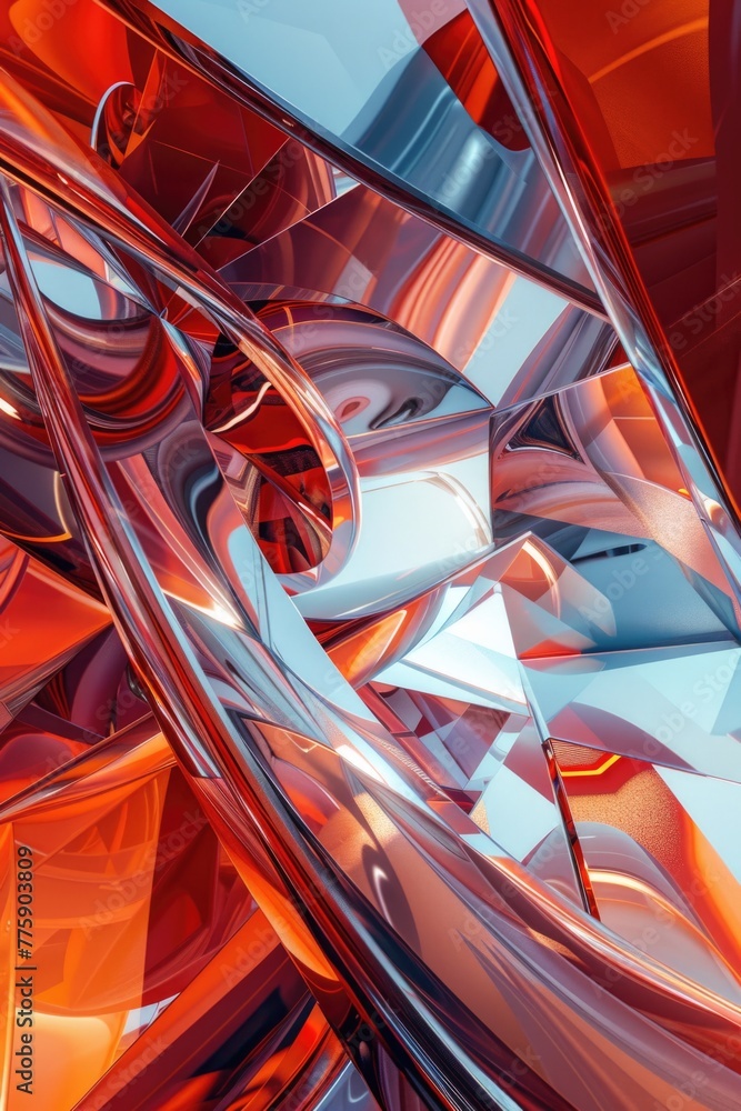 Aufkleber Computer generated abstract design, suitable for various digital projects