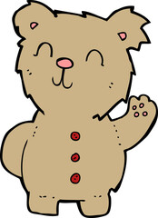 Fototapeta premium cartoon teddy bear