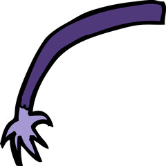cartoon halloween vampire arm