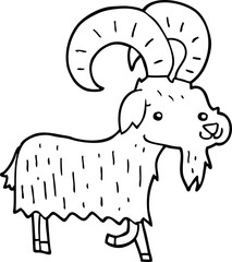 cartoon goat