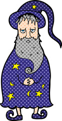 cartoon wizard