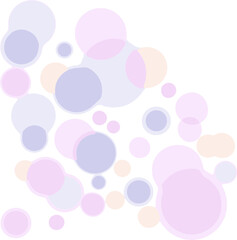 Colorful transparent bokeh lights