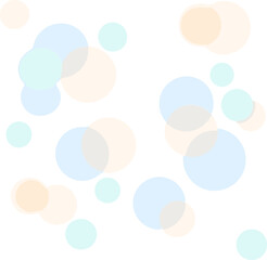 Colorful transparent bokeh lights