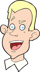 cartoon male face