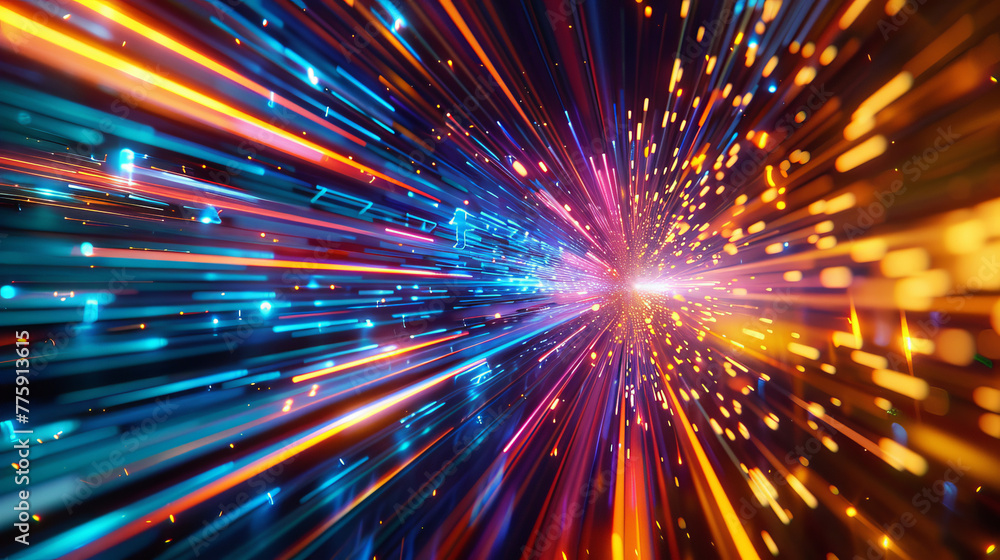 Poster abstract technology background of high speed global data transfer, ultra fast broadband and connecti