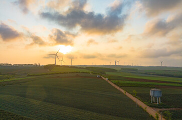 Baltic Sea Wind Farm in Xuwen County, Zhanjiang, Guangdong, China