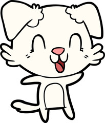 laughing cartoon dog