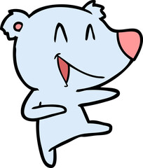 laughing bear cartoon